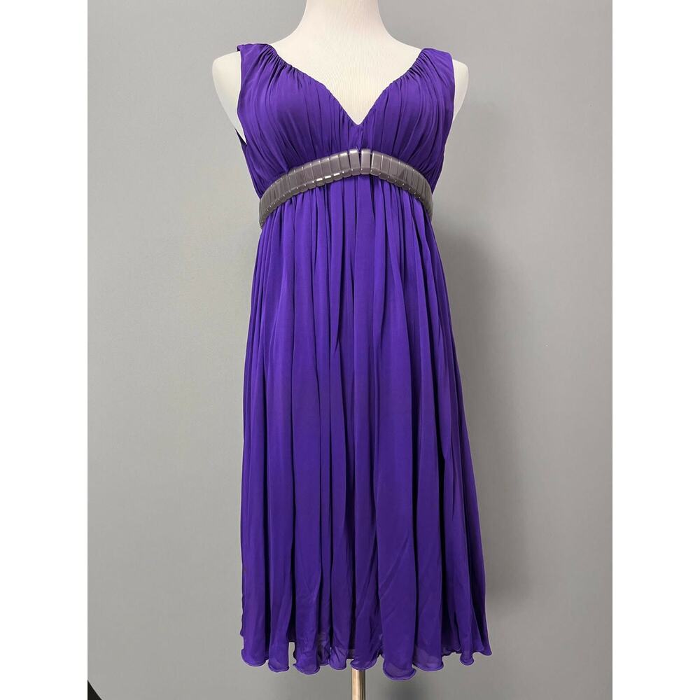 Vintage Versace dress purple cocktail dress Made in Italy Size 40